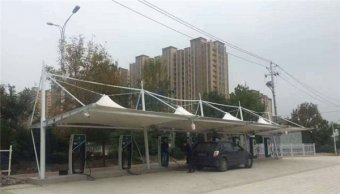 膜结构充电桩